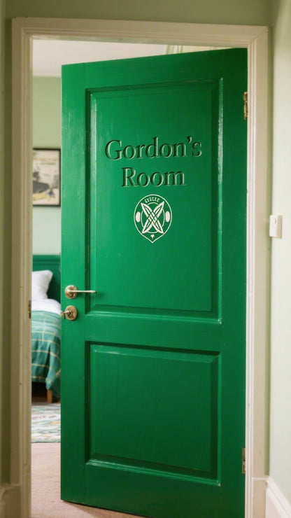 Boys Personalised Bedroom Door