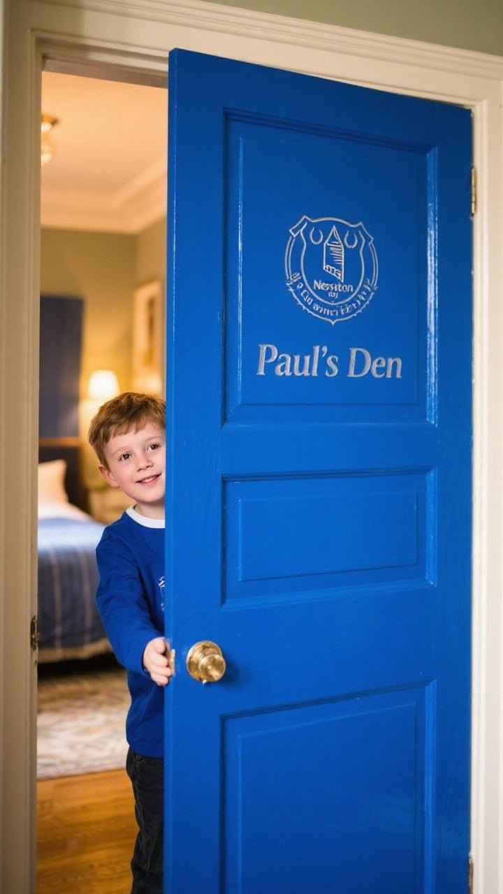 Boys Personalised Bedroom Door