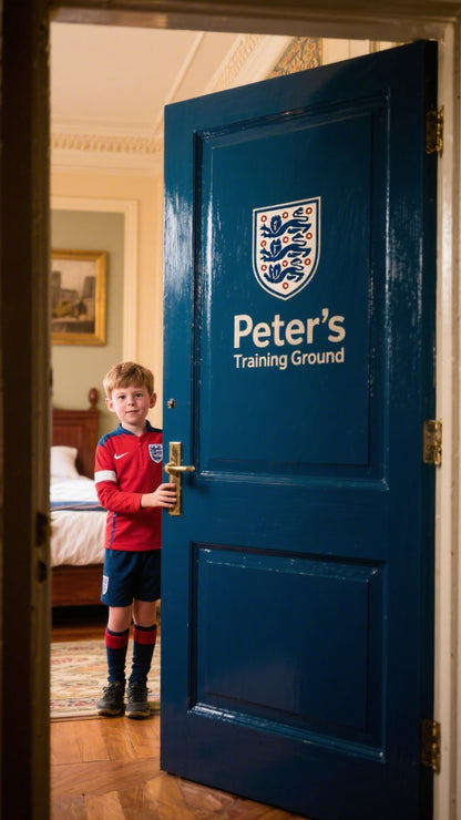 Boys Personalised Bedroom Door