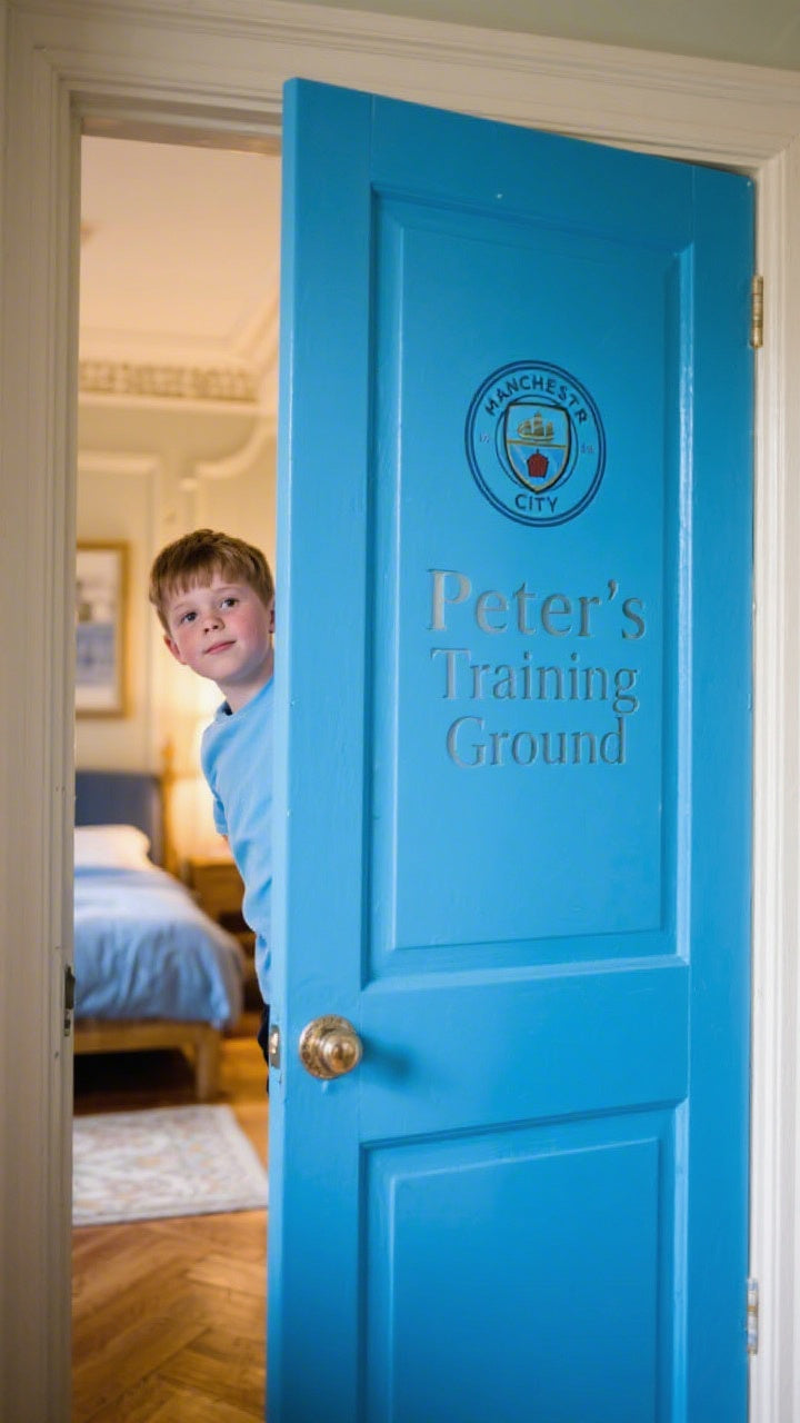 Boys Personalised Bedroom Door